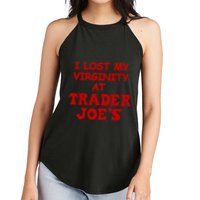 I Lost My Virginity At Trader JoeS Women's Perfect Tri Rocker Tank