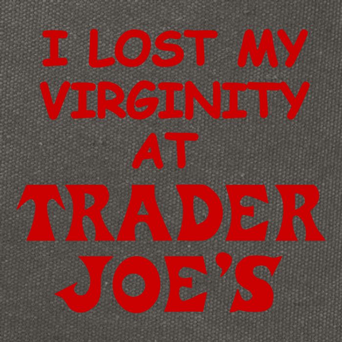 I Lost My Virginity At Trader JoeS Cotton Canvas Backpack