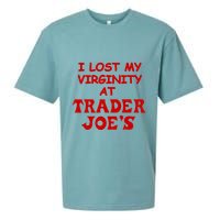 I Lost My Virginity At Trader JoeS Sueded Cloud Jersey T-Shirt