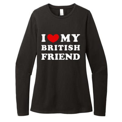 I Love My British Friend Womens CVC Long Sleeve Shirt