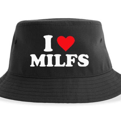 I Love MILFs Sustainable Bucket Hat