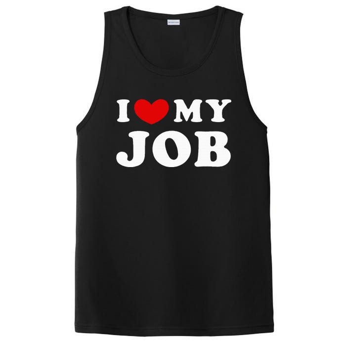 I Love My Job I Heart My Job PosiCharge Competitor Tank