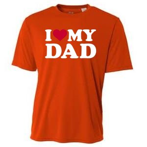 I Love My Dad Cool Gift Cooling Performance Crew T-Shirt