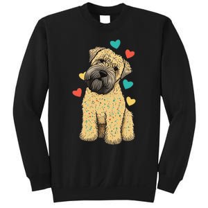 I Love My Soft Coated Wheaten Terrier Dog Valentines Heart Sweatshirt