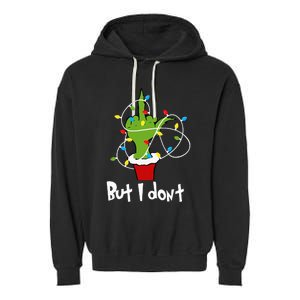 I Love Matching Christmas But I Dont Lights Couples Garment-Dyed Fleece Hoodie