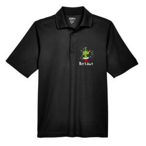 I Love Matching Christmas But I Dont Lights Couples Men's Origin Performance Pique Polo