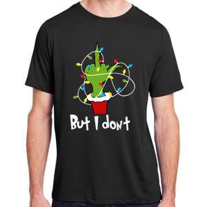 I Love Matching Christmas But I Dont Lights Couples Adult ChromaSoft Performance T-Shirt