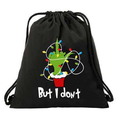 I Love Matching Christmas But I Dont Lights Couples Drawstring Bag