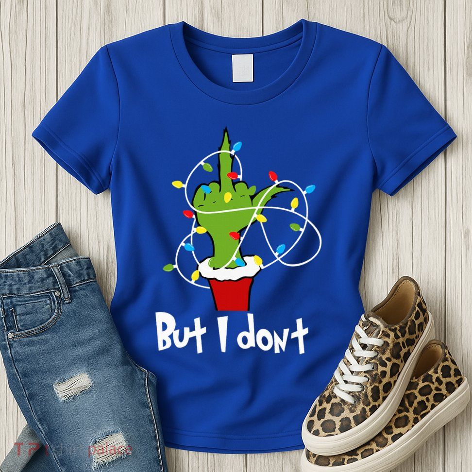 I Love Matching Christmas But I Dont Lights Couples Womens T-Shirt