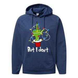 I Love Matching Christmas But I Dont Lights Couples Performance Fleece Hoodie