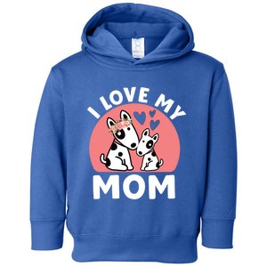 I Love My Mom Mommy Dog 'S Great Gift Toddler Hoodie