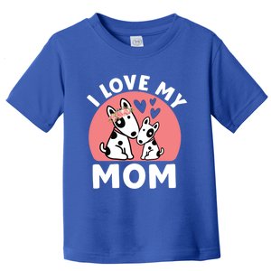 I Love My Mom Mommy Dog 'S Great Gift Toddler T-Shirt