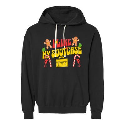 I Like My Suitcase Funny Sootcase Viral Meme Garment-Dyed Fleece Hoodie