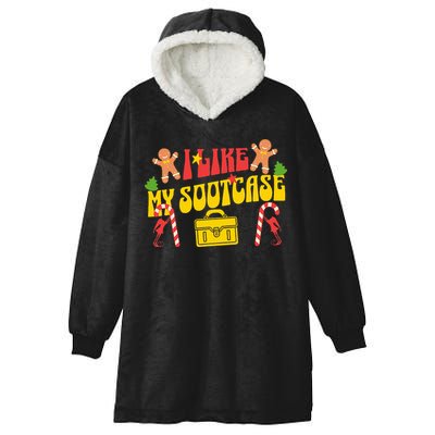 I Like My Suitcase Funny Sootcase Viral Meme Hooded Wearable Blanket