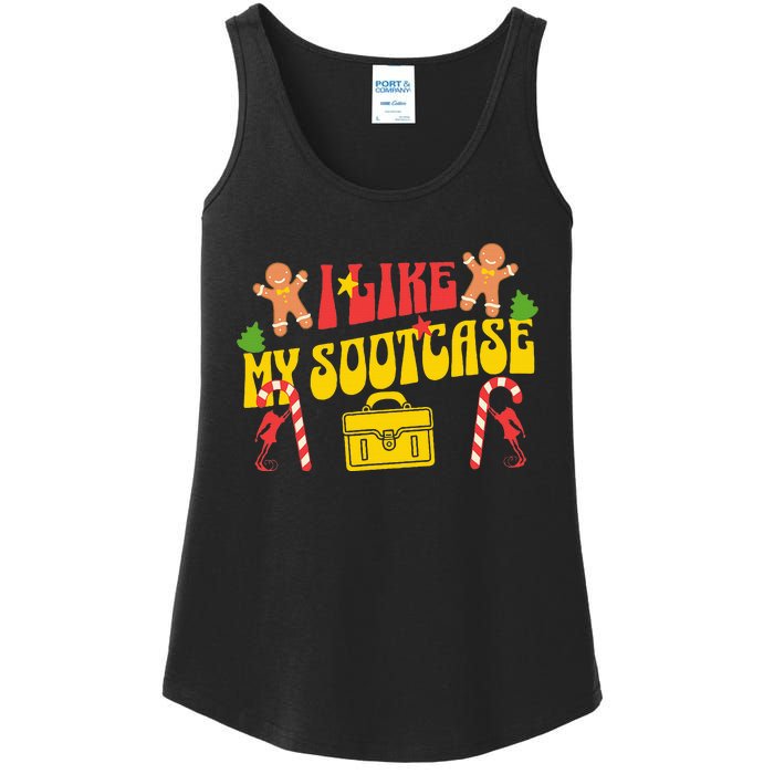 I Like My Suitcase Funny Sootcase Viral Meme Ladies Essential Tank