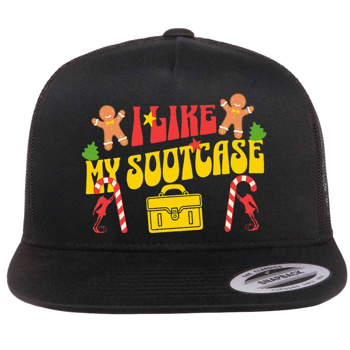 I Like My Suitcase Funny Sootcase Viral Meme Flatbill Hat