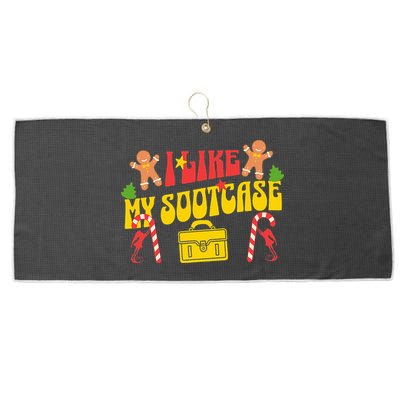 I Like My Suitcase Funny Sootcase Viral Meme Large Microfiber Waffle Golf Towel
