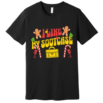 I Like My Suitcase Funny Sootcase Viral Meme Premium T-Shirt