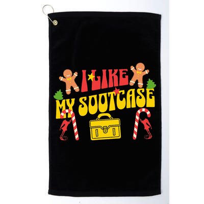 I Like My Suitcase Funny Sootcase Viral Meme Golf Towel