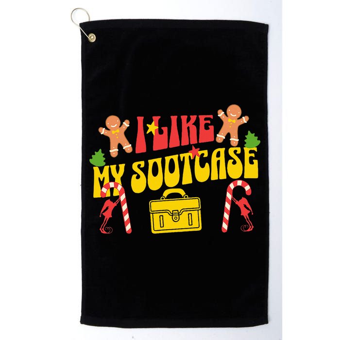 I Like My Suitcase Funny Sootcase Viral Meme Golf Towel