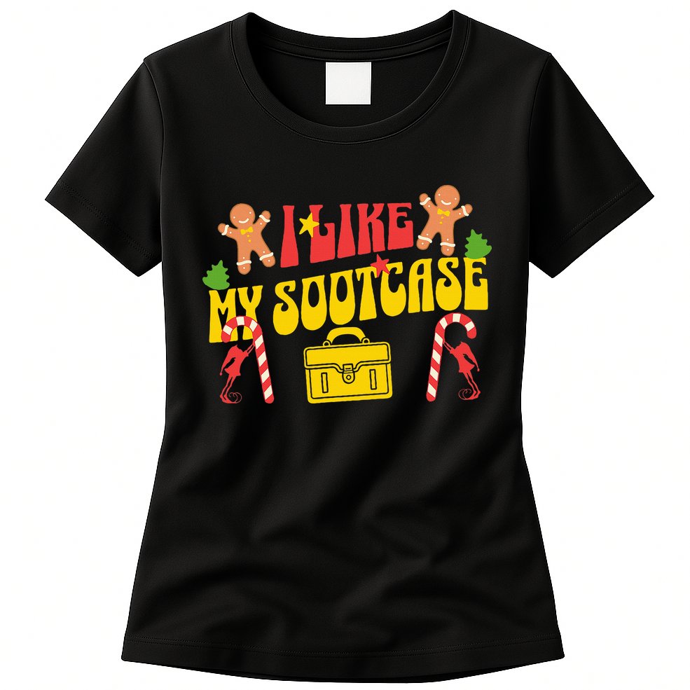 I Like My Suitcase Funny Sootcase Viral Meme Womens T-Shirt