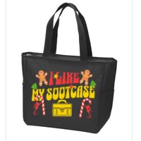 I Like My Suitcase Funny Sootcase Viral Meme Zip Tote Bag