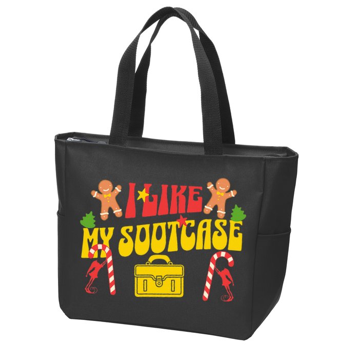 I Like My Suitcase Funny Sootcase Viral Meme Zip Tote Bag