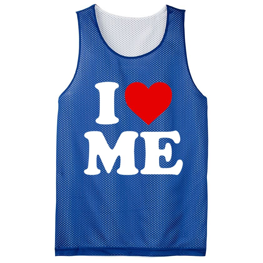 I Love Me Heart Maine Gift Mesh Reversible Basketball Jersey Tank