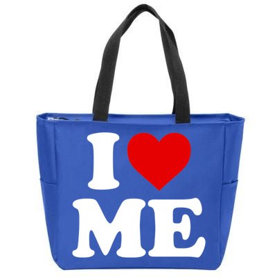 I Love Me Heart Maine Gift Zip Tote Bag