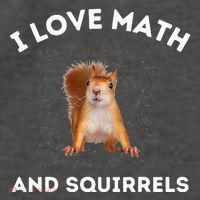 I Love Math And Squirrels Squirrel Lover Algebra Teacher Vector Backpack
