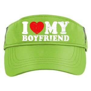 I Love My Boyfriend I Heart My Boyfriend Bf Adult Drive Performance Visor