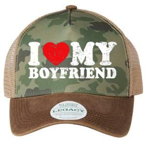 I Love My Boyfriend I Heart My Boyfriend Bf Legacy Tie Dye Trucker Hat