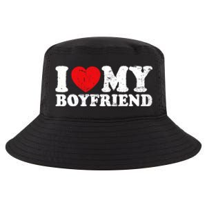 I Love My Boyfriend I Heart My Boyfriend Bf Cool Comfort Performance Bucket Hat