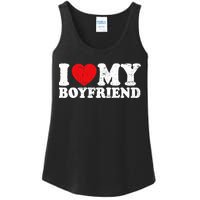 I Love My Boyfriend I Heart My Boyfriend Bf Ladies Essential Tank