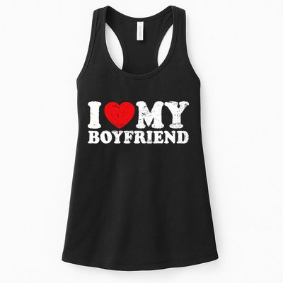 I Love My Boyfriend I Heart My Boyfriend Bf Womens Tank Top