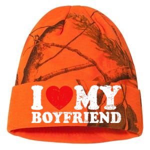 I Love My Boyfriend I Heart My Boyfriend Bf Kati Licensed 12" Camo Beanie