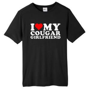 I Love My Cougar Girlfriend I Heart My Cougar Girlfriend GF Tall Fusion ChromaSoft Performance T-Shirt