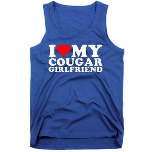 I Love My Cougar Girlfriend I Heart My Cougar Girlfriend GF Tank Top