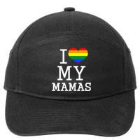 I Love My Mamas Mothers Day 7-Panel Snapback Hat