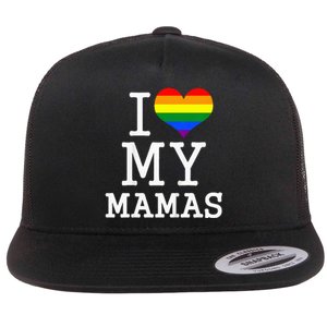 I Love My Mamas Mothers Day Flat Bill Trucker Hat