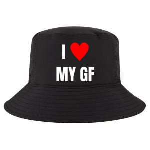 I Love My GF Girlfriend Heart Cool Comfort Performance Bucket Hat