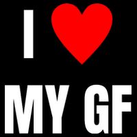 I Love My GF Girlfriend Heart Impact Tech Backpack