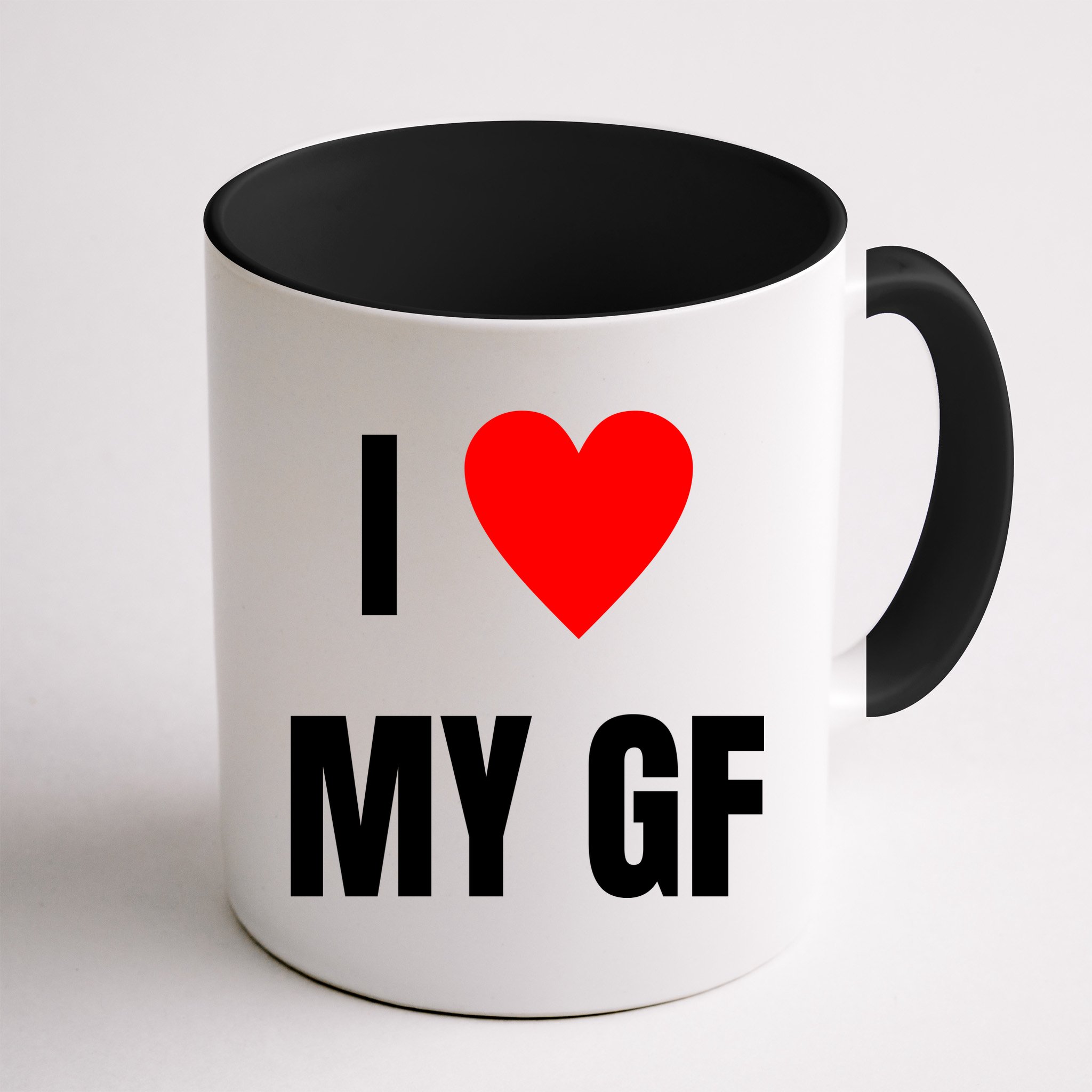 I Love My GF Girlfriend Heart Mug