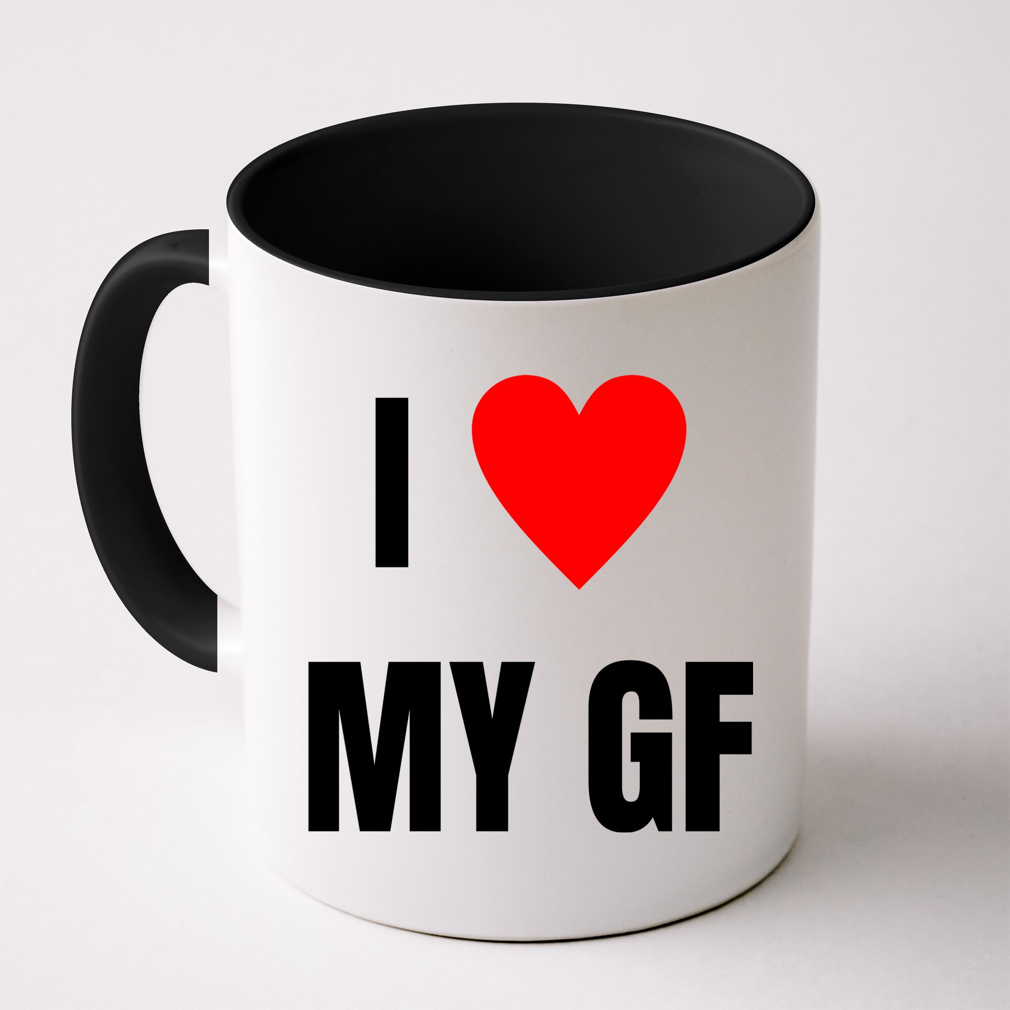 I Love My GF Girlfriend Heart Mug
