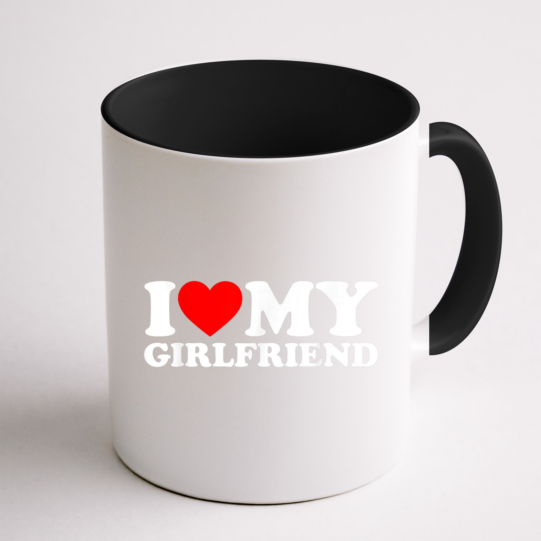 I Love My Girlfriend I Heart My Girlfriend GF Mug