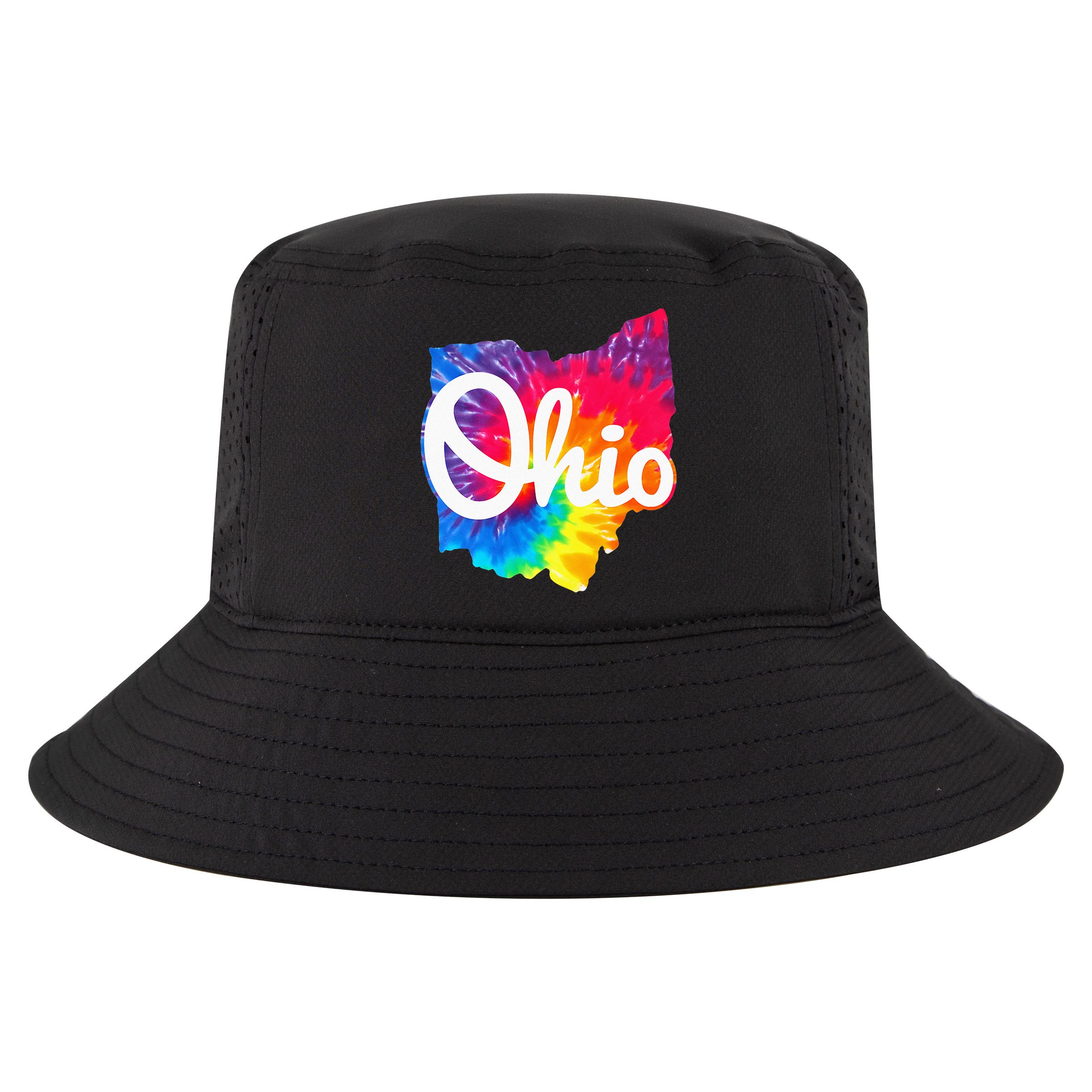 I Love My Ohio Home Script Ohio Cool Comfort Performance Bucket Hat