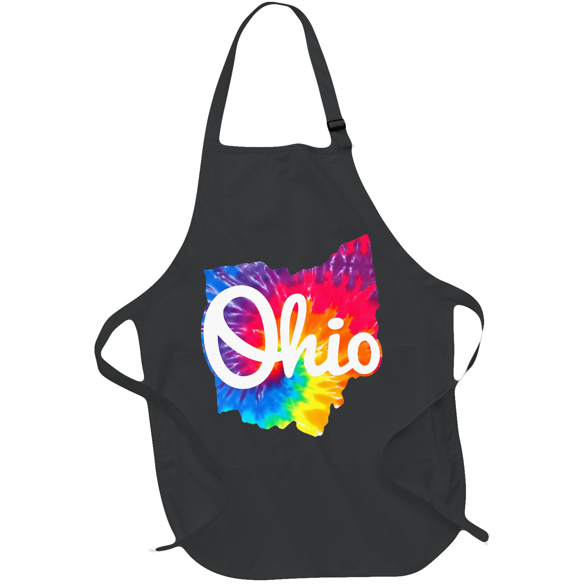 I Love My Ohio Home Script Ohio Apron