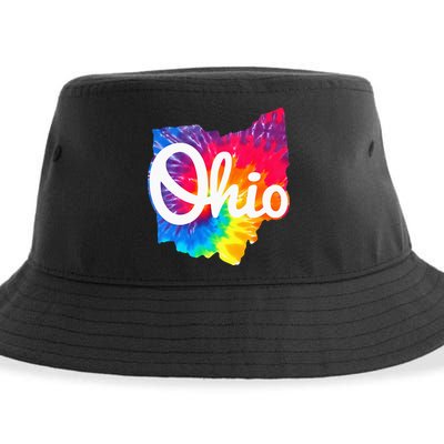 I Love My Ohio Home Script Ohio Sustainable Bucket Hat