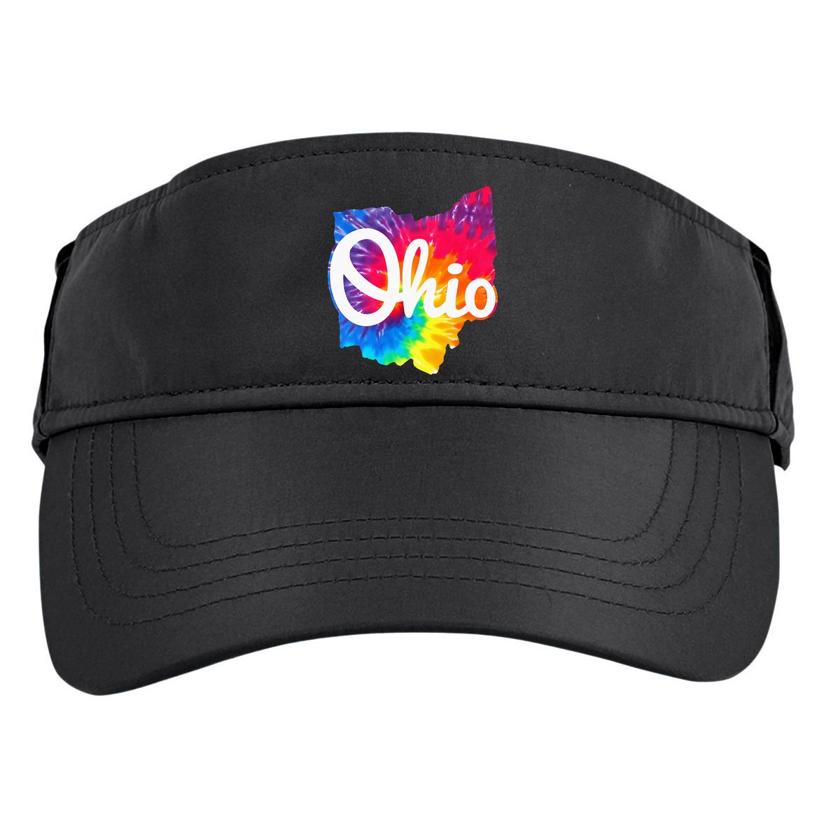 I Love My Ohio Home Script Ohio Adult Drive Performance Visor