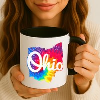 I Love My Ohio Home Script Ohio Mug